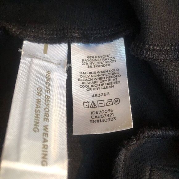 NWOT Loft very Classy Size 4 Petite Black Slim Fit Pants/ Leggings! - Picture 5 of 14